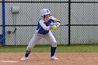 Softball vs Emerson  Wheaton College Softball vs Emerson College in game 2 of their doubleheader. - Photo by Keith Nordstrom : Wheaton, Softball